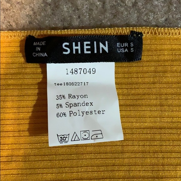 Mustard Shein Top! - Picture 2 of 2